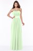 ColsBM Sabrina Pale Green Elegant Sweetheart Sleeveless Zip up Ruching Bridesmaid Dresses