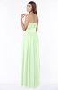 ColsBM Sabrina Pale Green Elegant Sweetheart Sleeveless Zip up Ruching Bridesmaid Dresses