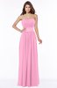 ColsBM Sabrina Pink Elegant Sweetheart Sleeveless Zip up Ruching Bridesmaid Dresses