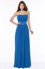 ColsBM Sabrina Royal Blue Elegant Sweetheart Sleeveless Zip up Ruching Bridesmaid Dresses