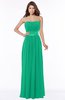 ColsBM Sabrina Sea Green Elegant Sweetheart Sleeveless Zip up Ruching Bridesmaid Dresses