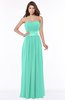 ColsBM Sabrina Seafoam Green Elegant Sweetheart Sleeveless Zip up Ruching Bridesmaid Dresses
