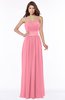 ColsBM Sabrina Watermelon Elegant Sweetheart Sleeveless Zip up Ruching Bridesmaid Dresses