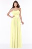 ColsBM Sabrina Wax Yellow Elegant Sweetheart Sleeveless Zip up Ruching Bridesmaid Dresses