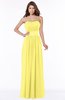 ColsBM Sabrina Yellow Iris Elegant Sweetheart Sleeveless Zip up Ruching Bridesmaid Dresses