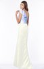 ColsBM Ariella Cream Modest Fishtail One Shoulder Sleeveless Satin Sweep Train Bridesmaid Dresses