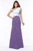 ColsBM Ariella Lilac Modest Fishtail One Shoulder Sleeveless Satin Sweep Train Bridesmaid Dresses
