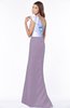 ColsBM Ariella Mauve Modest Fishtail One Shoulder Sleeveless Satin Sweep Train Bridesmaid Dresses
