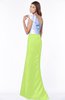 ColsBM Ariella Sharp Green Modest Fishtail One Shoulder Sleeveless Satin Sweep Train Bridesmaid Dresses