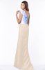ColsBM Ariella Silver Peony Modest Fishtail One Shoulder Sleeveless Satin Sweep Train Bridesmaid Dresses