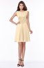 ColsBM Maisie Apricot Gelato Plain A-line Sleeveless Chiffon Plainness Bridesmaid Dresses