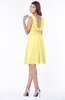 ColsBM Maisie Pastel Yellow Plain A-line Sleeveless Chiffon Plainness Bridesmaid Dresses