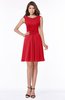 ColsBM Maisie Red Plain A-line Sleeveless Chiffon Plainness Bridesmaid Dresses