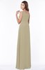 ColsBM Eliana Candied Ginger Glamorous A-line Short Sleeve Zip up Chiffon Floor Length Bridesmaid Dresses