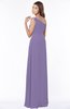 ColsBM Eliana Chalk Violet Glamorous A-line Short Sleeve Zip up Chiffon Floor Length Bridesmaid Dresses