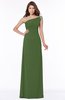 ColsBM Eliana Garden Green Glamorous A-line Short Sleeve Zip up Chiffon Floor Length Bridesmaid Dresses