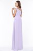 ColsBM Eliana Light Purple Glamorous A-line Short Sleeve Zip up Chiffon Floor Length Bridesmaid Dresses