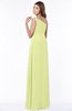 ColsBM Eliana Lime Green Glamorous A-line Short Sleeve Zip up Chiffon Floor Length Bridesmaid Dresses