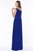 ColsBM Eliana Nautical Blue Glamorous A-line Short Sleeve Zip up Chiffon Floor Length Bridesmaid Dresses