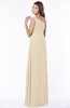 ColsBM Eliana Novelle Peach Glamorous A-line Short Sleeve Zip up Chiffon Floor Length Bridesmaid Dresses