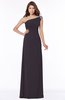 ColsBM Eliana Perfect Plum Glamorous A-line Short Sleeve Zip up Chiffon Floor Length Bridesmaid Dresses