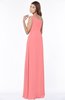 ColsBM Eliana Shell Pink Glamorous A-line Short Sleeve Zip up Chiffon Floor Length Bridesmaid Dresses