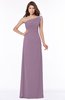ColsBM Eliana Valerian Glamorous A-line Short Sleeve Zip up Chiffon Floor Length Bridesmaid Dresses