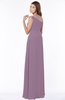 ColsBM Eliana Valerian Glamorous A-line Short Sleeve Zip up Chiffon Floor Length Bridesmaid Dresses