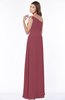 ColsBM Eliana Wine Glamorous A-line Short Sleeve Zip up Chiffon Floor Length Bridesmaid Dresses
