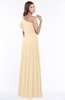 ColsBM Alexia Apricot Gelato Modest A-line Zip up Chiffon Floor Length Ruching Bridesmaid Dresses