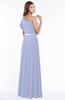 ColsBM Alexia Blue Heron Modest A-line Zip up Chiffon Floor Length Ruching Bridesmaid Dresses