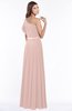 ColsBM Alexia Dusty Rose Modest A-line Zip up Chiffon Floor Length Ruching Bridesmaid Dresses