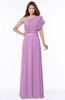 ColsBM Alexia Orchid Modest A-line Zip up Chiffon Floor Length Ruching Bridesmaid Dresses
