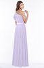 ColsBM Alexia Pastel Lilac Modest A-line Zip up Chiffon Floor Length Ruching Bridesmaid Dresses