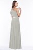 ColsBM Alexia Platinum Modest A-line Zip up Chiffon Floor Length Ruching Bridesmaid Dresses
