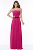 ColsBM Jaliyah Beetroot Purple Mature A-line Strapless Zip up Chiffon Bridesmaid Dresses