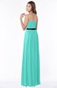 ColsBM Jaliyah Blue Turquoise Mature A-line Strapless Zip up Chiffon Bridesmaid Dresses