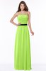 ColsBM Jaliyah Bright Green Mature A-line Strapless Zip up Chiffon Bridesmaid Dresses