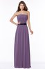 ColsBM Jaliyah Chinese Violet Mature A-line Strapless Zip up Chiffon Bridesmaid Dresses