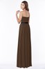 ColsBM Jaliyah Chocolate Brown Mature A-line Strapless Zip up Chiffon Bridesmaid Dresses