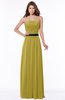 ColsBM Jaliyah Golden Olive Mature A-line Strapless Zip up Chiffon Bridesmaid Dresses