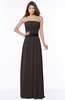 ColsBM Jaliyah Java Mature A-line Strapless Zip up Chiffon Bridesmaid Dresses