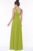 ColsBM Elisa Green Oasis Simple A-line One Shoulder Half Backless Chiffon Flower Bridesmaid Dresses