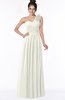 ColsBM Elisa Ivory Simple A-line One Shoulder Half Backless Chiffon Flower Bridesmaid Dresses