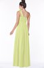 ColsBM Elisa Lime Green Simple A-line One Shoulder Half Backless Chiffon Flower Bridesmaid Dresses