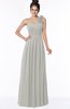 ColsBM Elisa Platinum Simple A-line One Shoulder Half Backless Chiffon Flower Bridesmaid Dresses