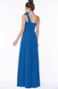 ColsBM Elisa Royal Blue Simple A-line One Shoulder Half Backless Chiffon Flower Bridesmaid Dresses