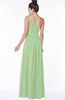 ColsBM Elisa Sage Green Simple A-line One Shoulder Half Backless Chiffon Flower Bridesmaid Dresses