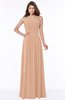 ColsBM Danna Almost Apricot Modern A-line Strapless Sleeveless Floor Length Bridesmaid Dresses