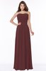ColsBM Danna Burgundy Modern A-line Strapless Sleeveless Floor Length Bridesmaid Dresses